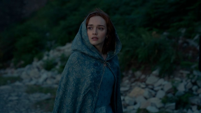 Alicent Hightower (Olivia Cooke) in House of the Dragon season 2.