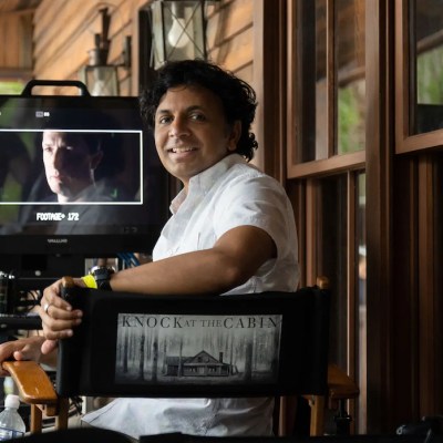 M. Night Shyamalan on Knock at the Cabin Set